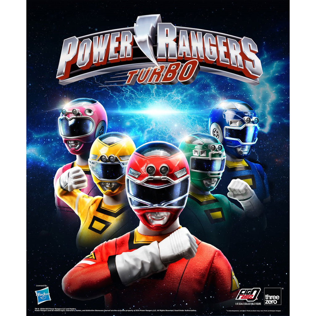 Power Rangers Turbo FigZero 1:6 Scale Action Figure 5-Pack