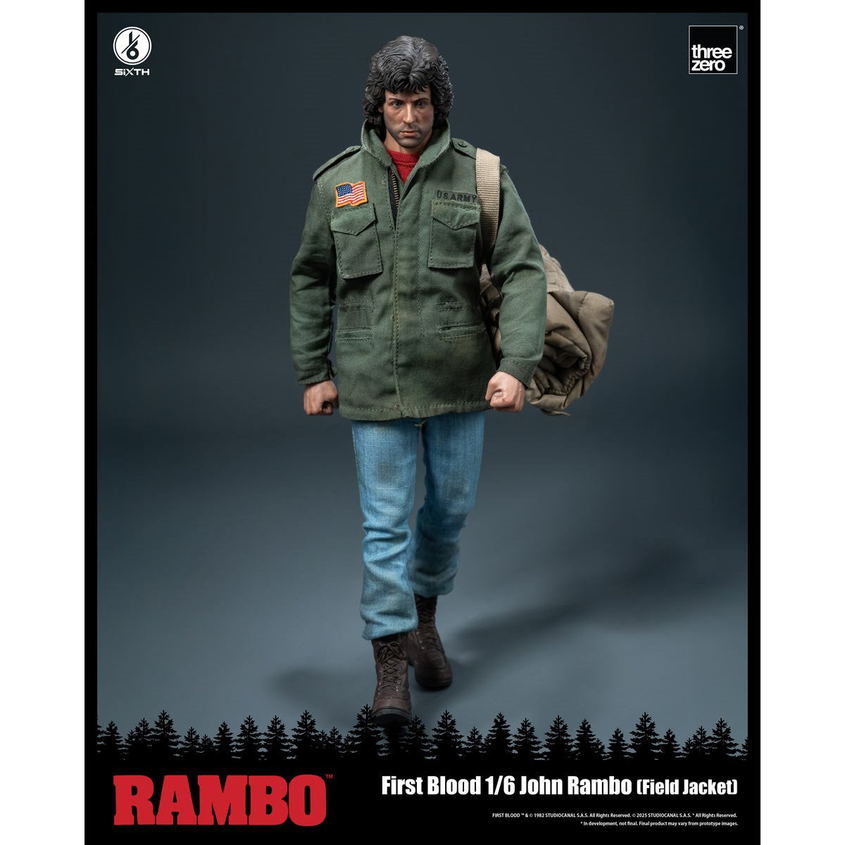 Rambo: First Blood John Rambo Field Jacket 1:6 Scale Action Figure