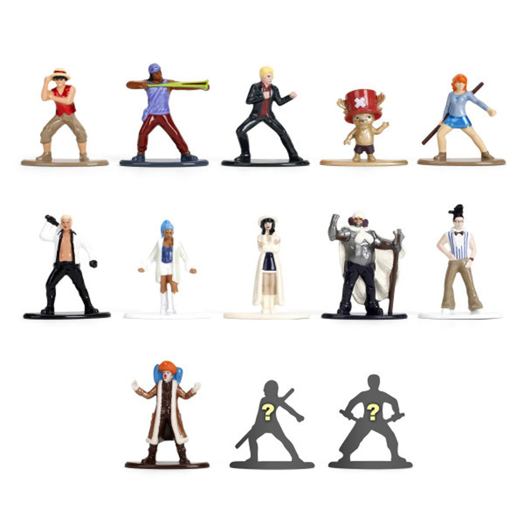 One Piece Wave 1 Nano MetalFigs Die-Cast Metal Blind Box Mini-Figure Case of 24