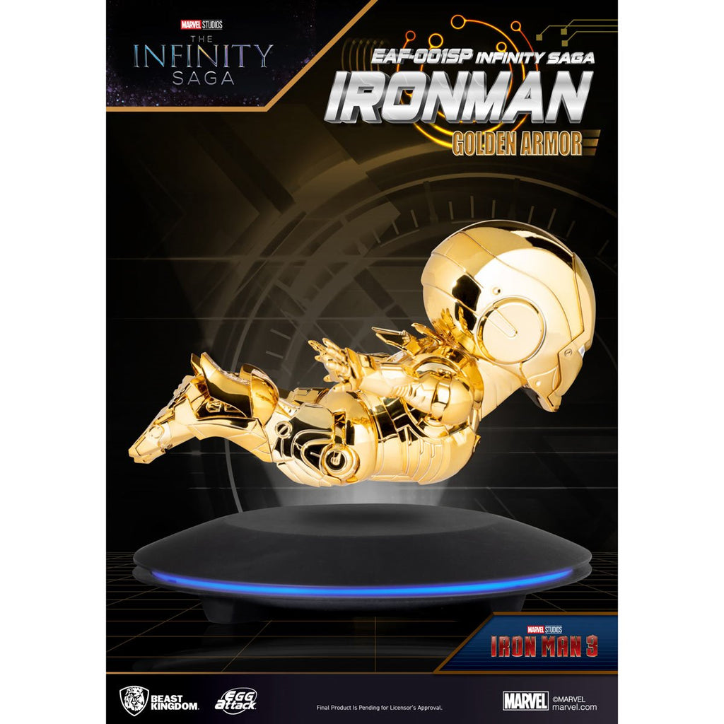 Marvel Studios: The Infinity Saga Iron Man Golden Armor Version EAF-001SP Egg Attack Floating Statue