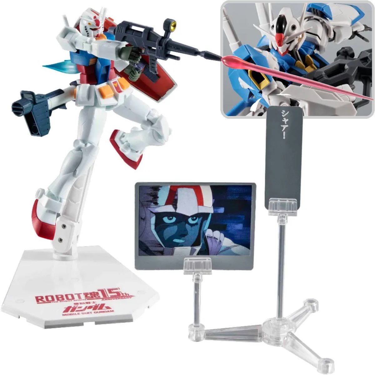 Mobile Suit Gundam Side MS RX-78-2 Gundam Version A.N.I.M.E. Robot Spirits 15th Anniversary Action Figure