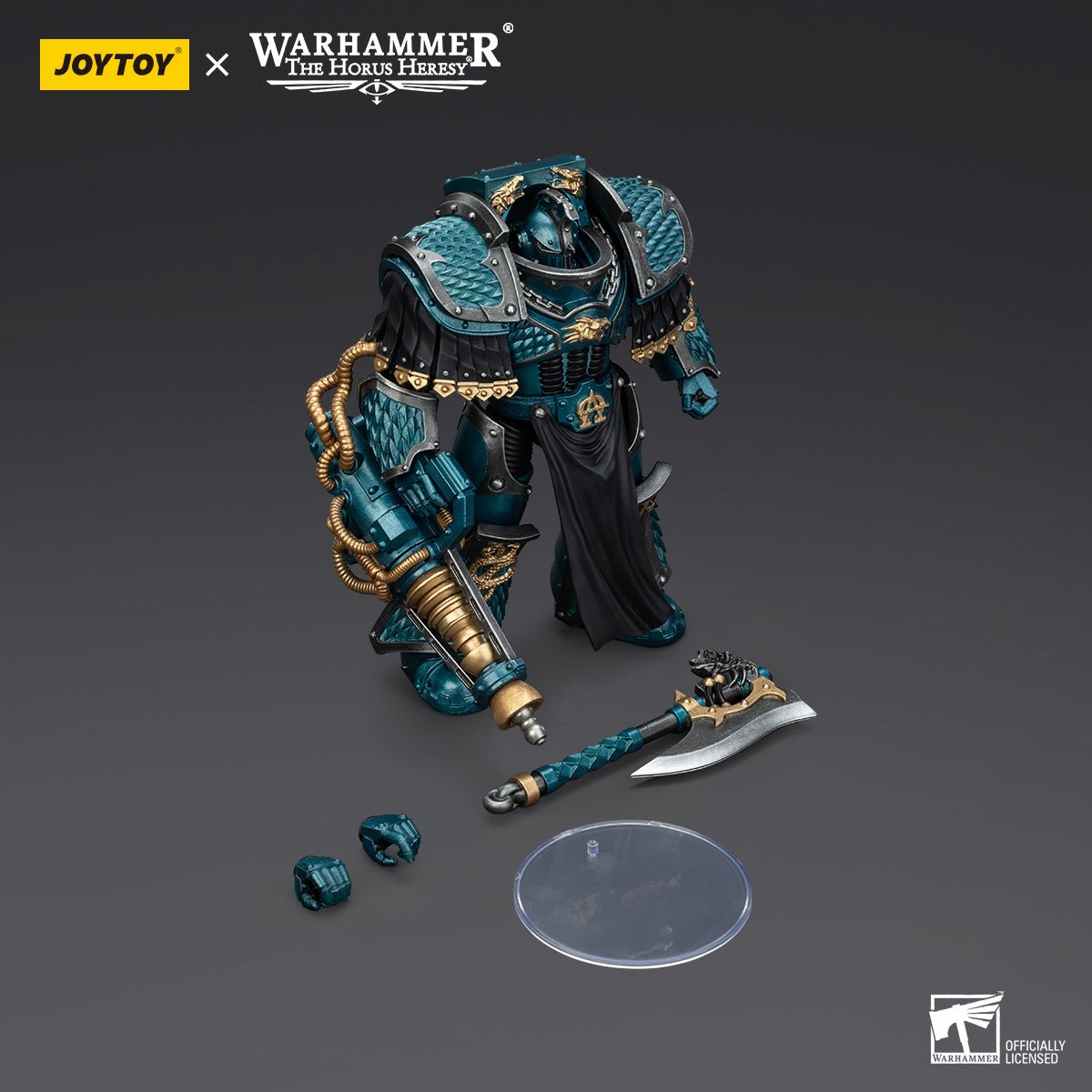 Joy Toy Warhammer The Horus Heresy Alpha Legion Lernaean Terminator with Conversion Beam Cannon 1:18 Scale Action Figure