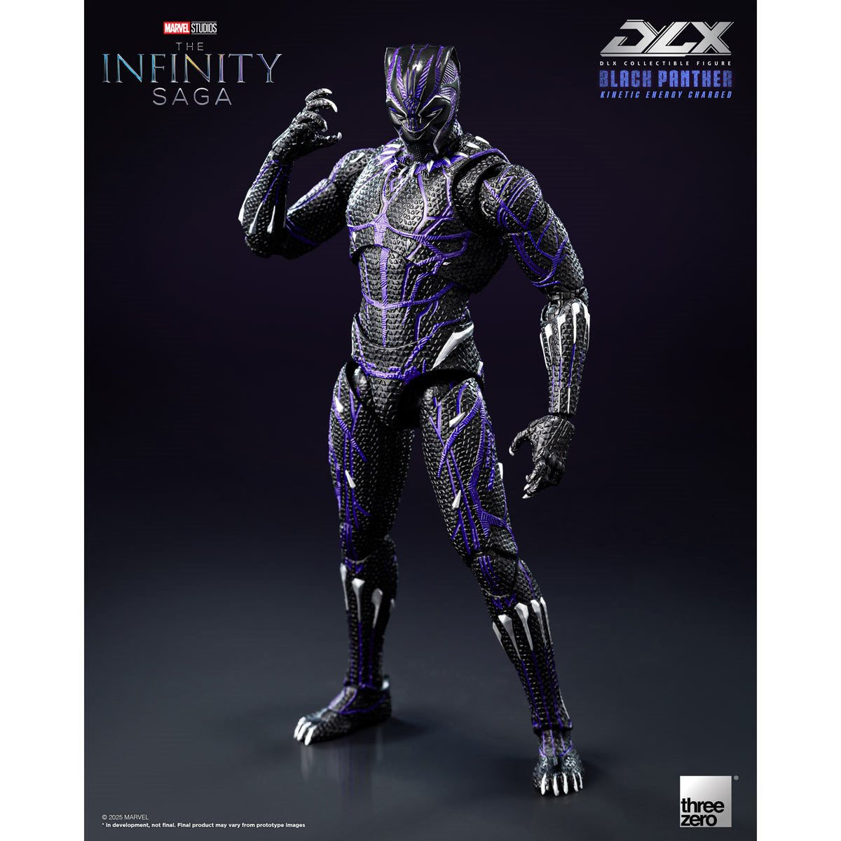 Marvel Studios: The Infinity Saga Black Panther Kinetic Energy Charged DLX Action Figure