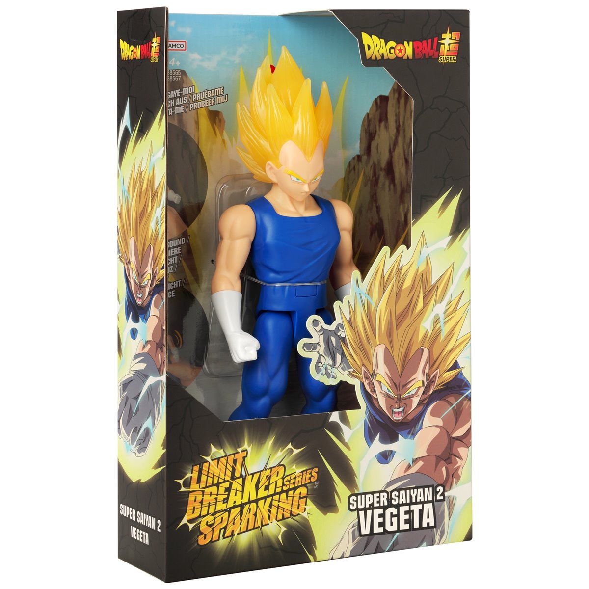Dragon Ball Super Limit Breaker Sparking Series Super Saiyan 2 Vegeta 12-Inch Scale Action Figure
