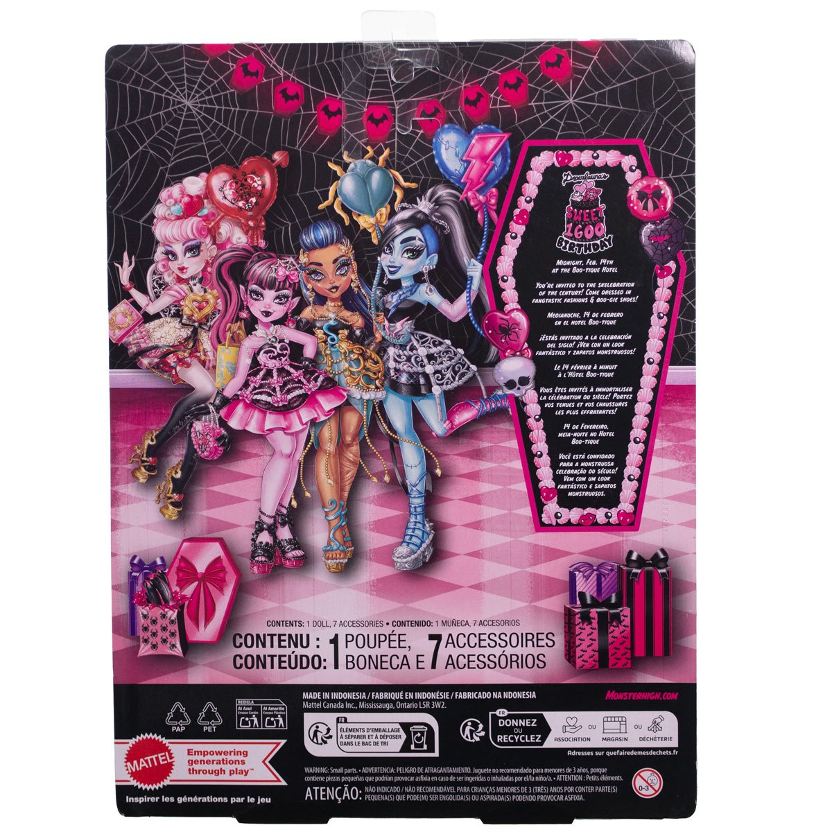 Monster High Cupid Asteria Scary Sweet Birthday Doll