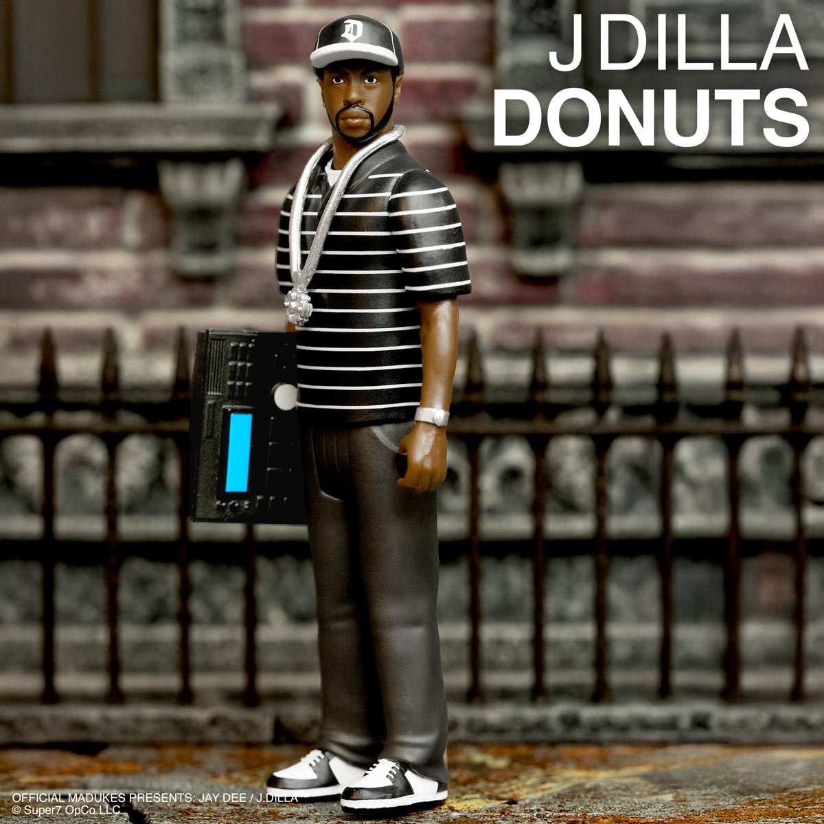 J Dilla (Donuts Smile Album Cover) 3 3/4-Inch ReAction Figure