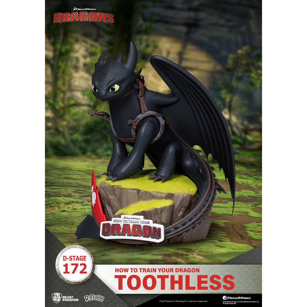 How to Train Your Dragon Toothless DS-172 D-Stage Statue