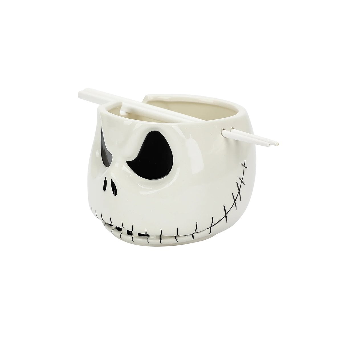 The Nightmare Before Christmas Jack Skellington Ceramic Ramen Bowl with Chopsticks