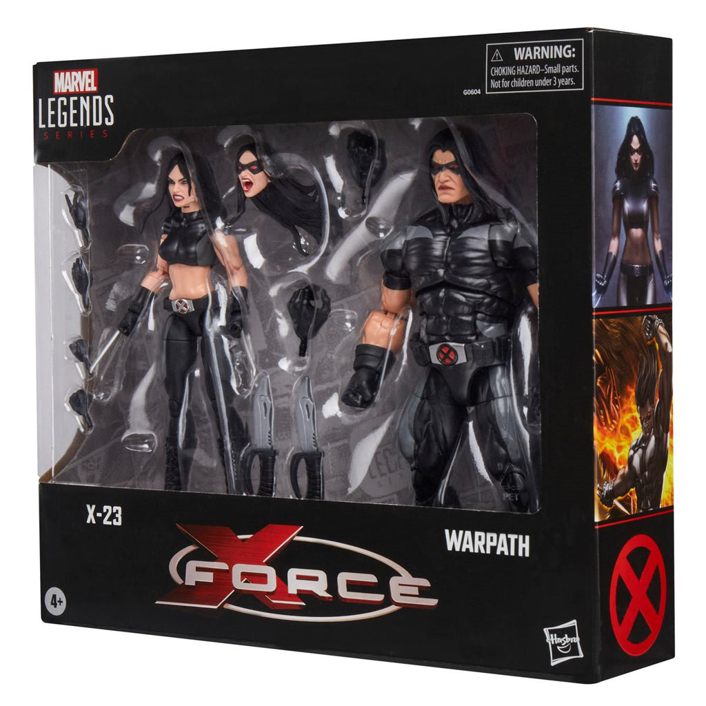 X-Force  Marvel Legends Series X-23 & Warpath 6-Inch Scale Action Figures