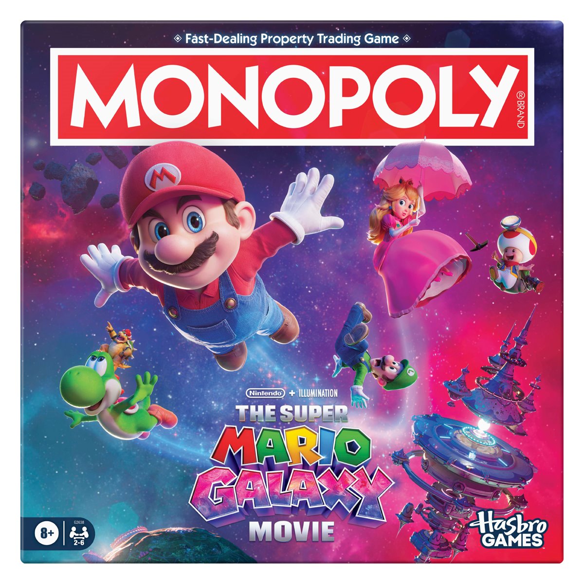 The Super Mario Galaxy Movie Edition Monopoly Board Game