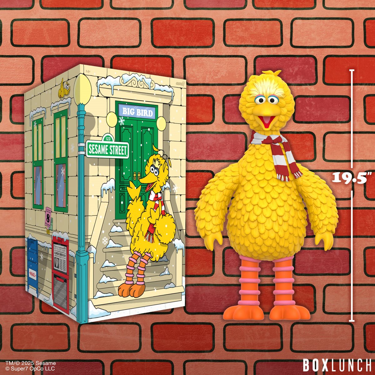 Sesame Street Big Bird SuperSize 19 1/2-Inch Vinyl Figure