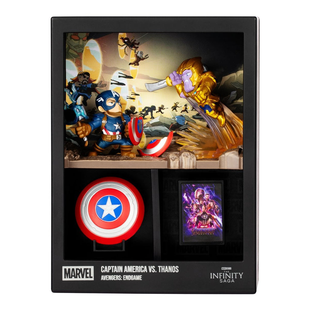 Marvel Captain America Vs Thanos Fandrop Figure Diorama