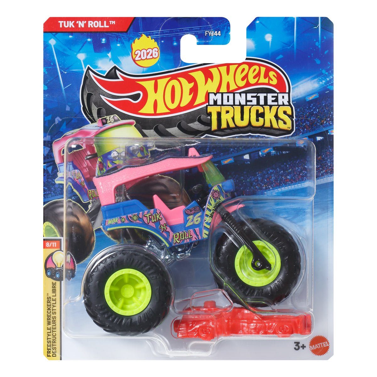 Hot Wheels Monster Trucks 1:64 Scale Vehicle 2026 Mix 5 Case of 8
