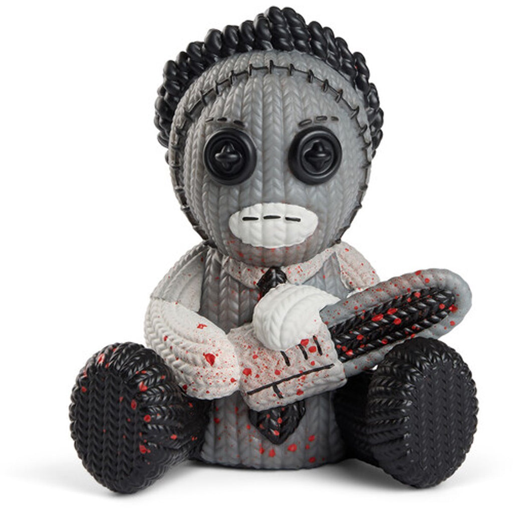 The Texas Chainsaw Massacre Leatherface #395 Bloody Black and White Handmade By Robots Vinyl Figure