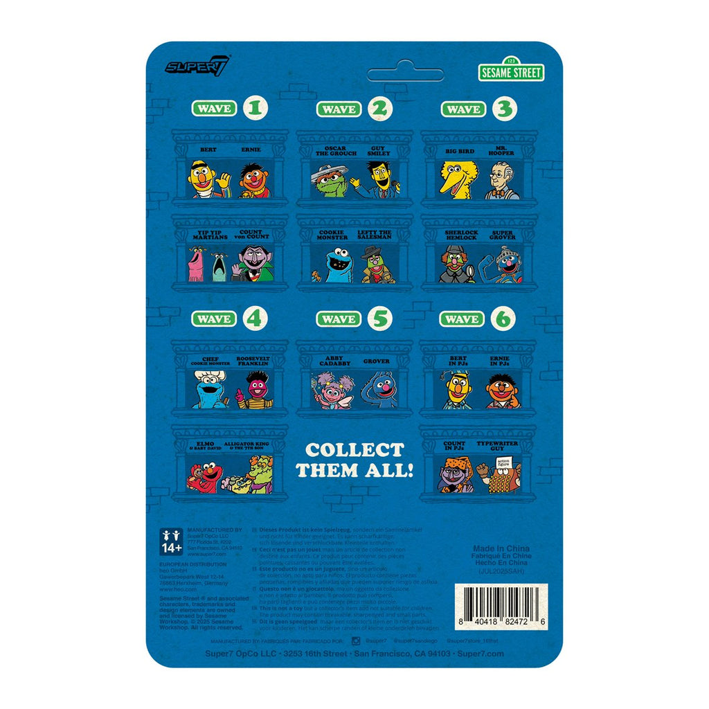Sesame Street Count Von Count (PJs) 3 3/4-Inch ReAction Figure