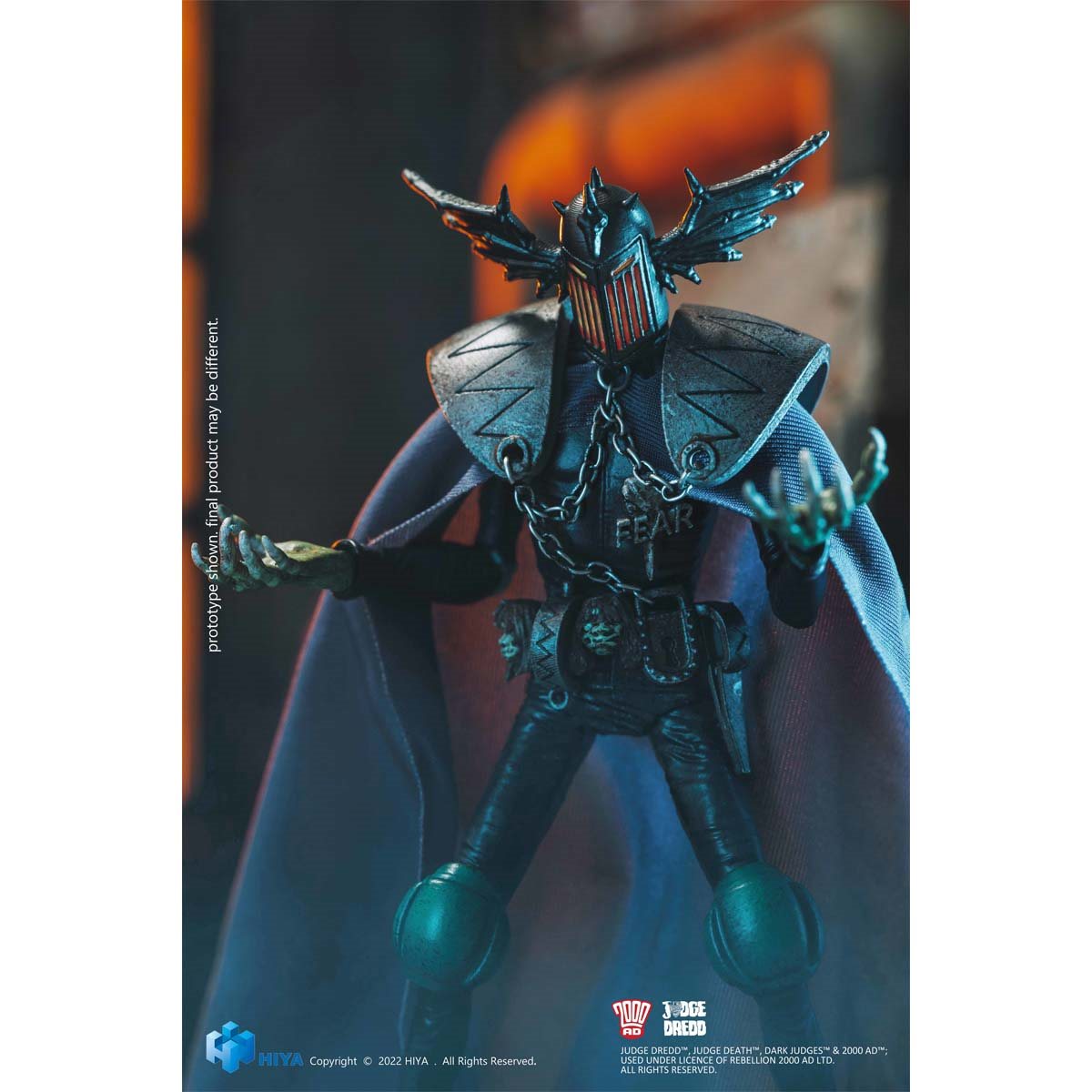 Judge Dredd Judge Fear Exquisite Mini Series 1:18 Scale Action Figure