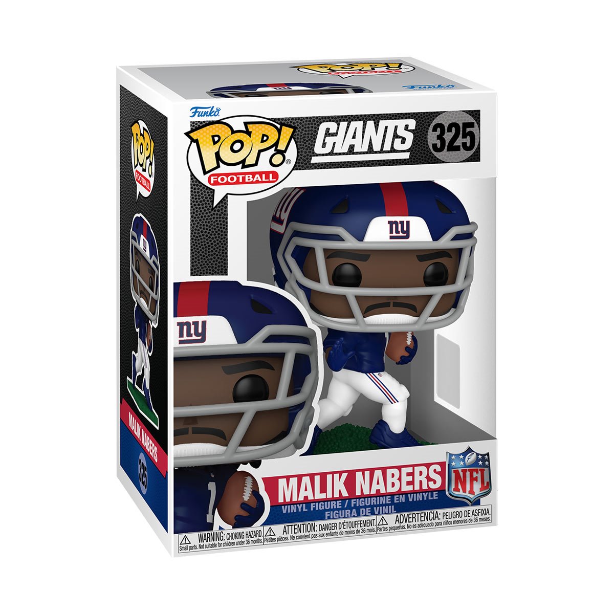 NFL Giants Malik Nabers Funko Pop! Vinyl Figure #325
