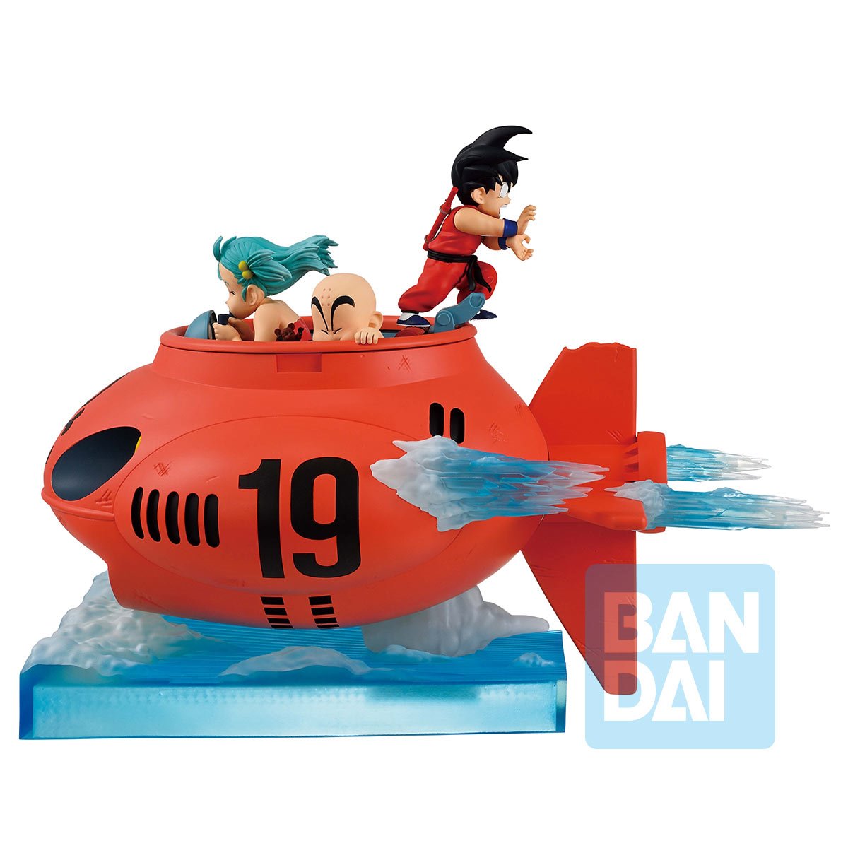 Dragon Ball Son Goku, Bulma, and Krillin Vs Red Ribbon Army Ichibansho Statue