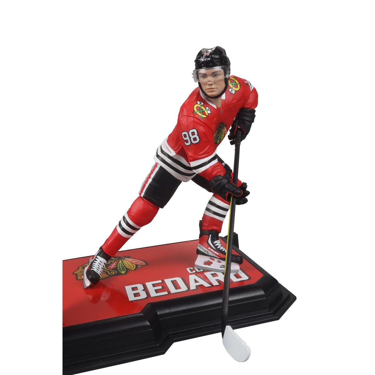 NHL SportsPicks Chicago Blackhawks Connor Bedard 2 7-Inch Scale Posed Figure Case of 6