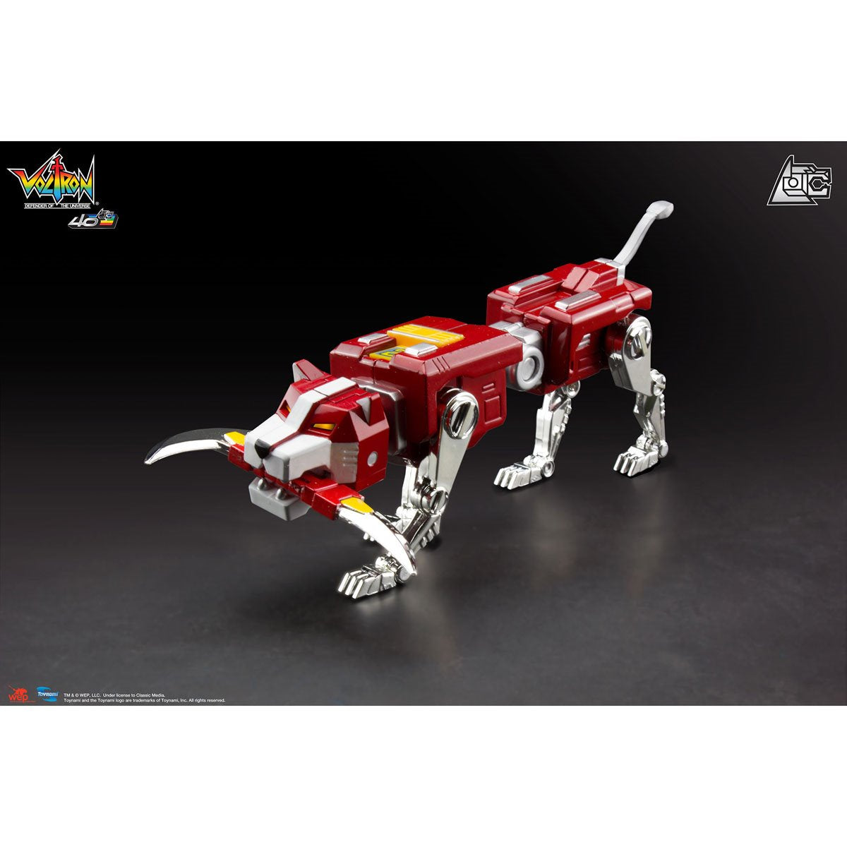 Voltron 40th Anniversary Gift Set with Light-Up Sound Base