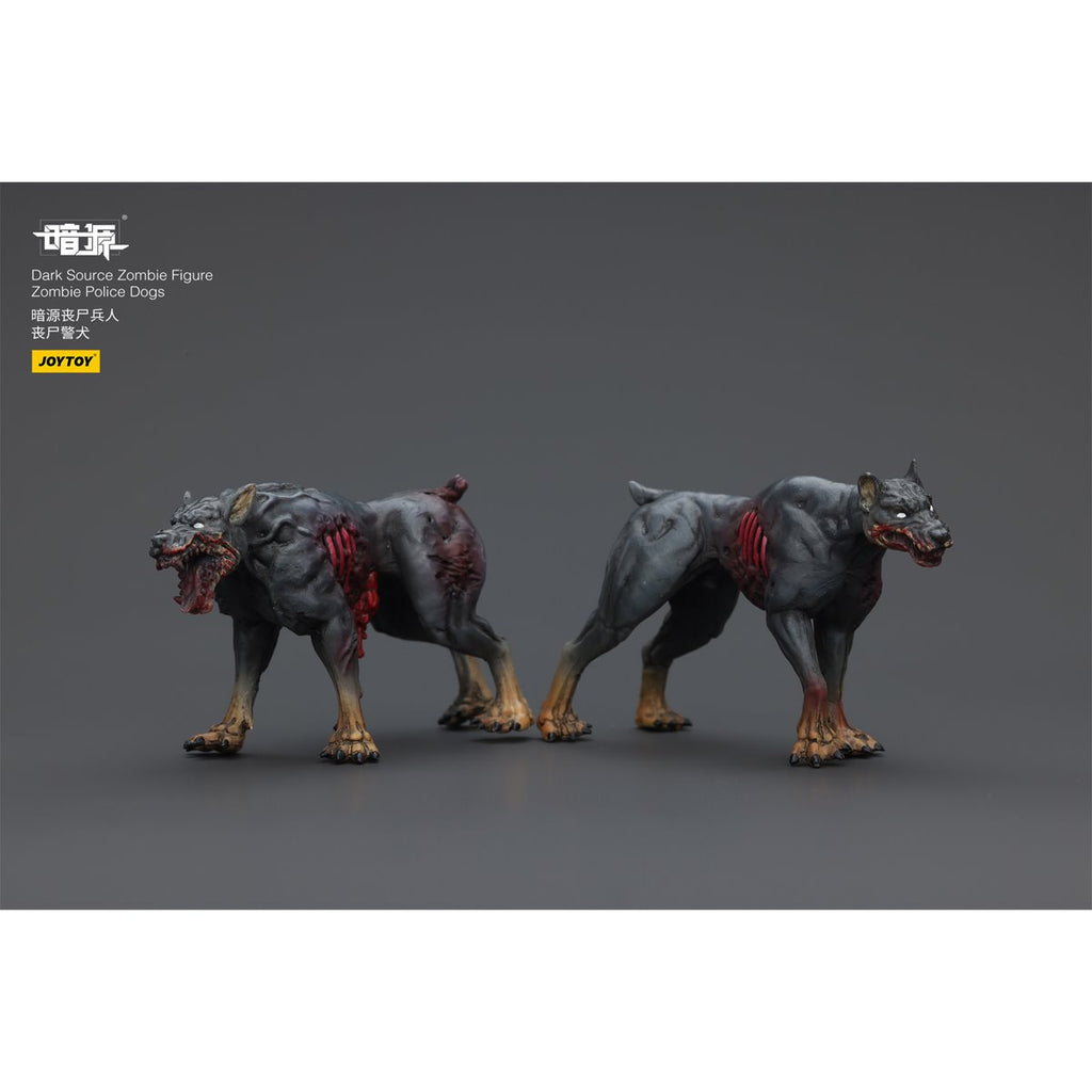 Joy Toy Dark Source Zombie Dog 1:25 Scale Action Figure 2-Pack