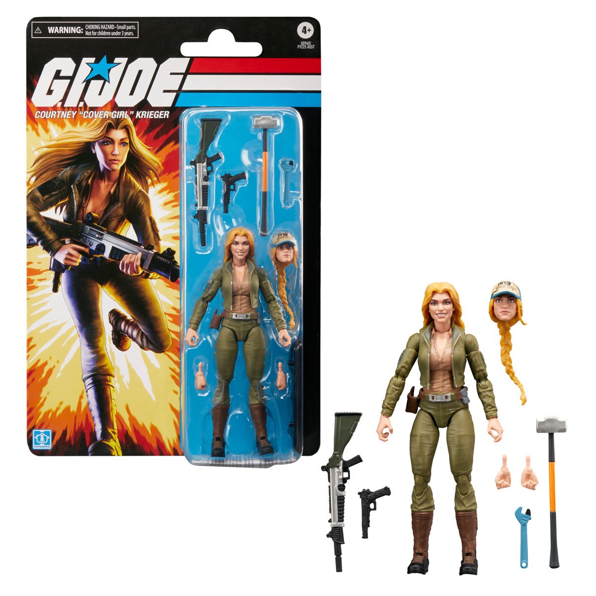 G.I. Joe Classified Series Retro Cardback Courtney Cover Girl Krieger 6-Inch Action Figure