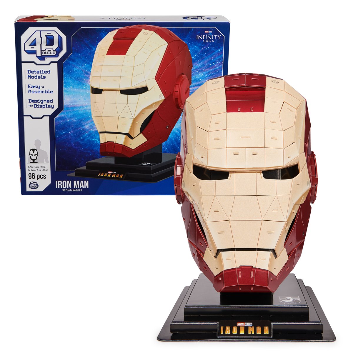 Marvel Iron Man 3D Puzzle Model Kit with Stand