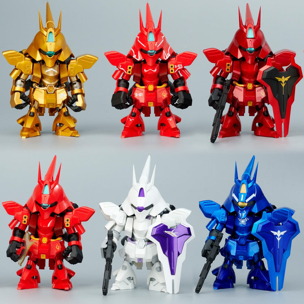 Gundam QMSV Mini Sazabi Blind-Box Mini-Figure Case of 8