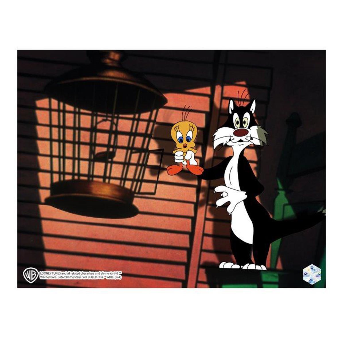 Looney Tunes Birds Anonymous #1006 Animation Cel Framed Art Print
