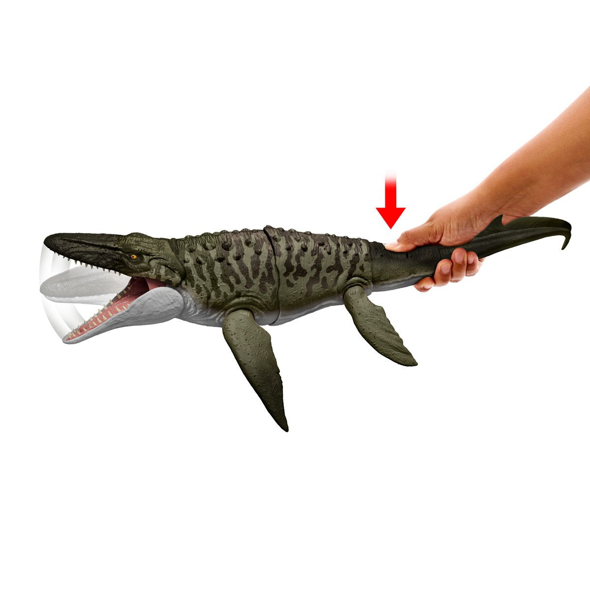 Jurassic World Rebirth Bite n Blast Mosasaurus Action Figure