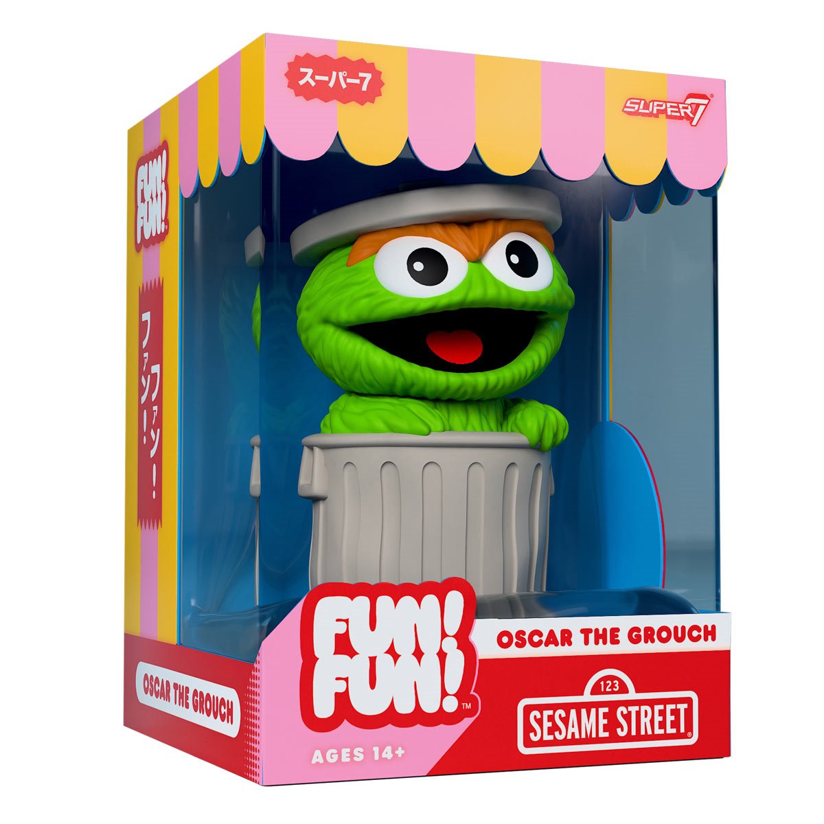 Sesame Street Oscar the Grouch FUN! FUN! Vinyl Figure