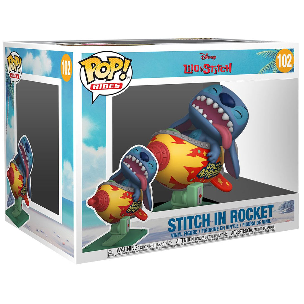 Lilo & Stitch Stitch in Rocket Funko Pop! Vinyl Vehicle #102