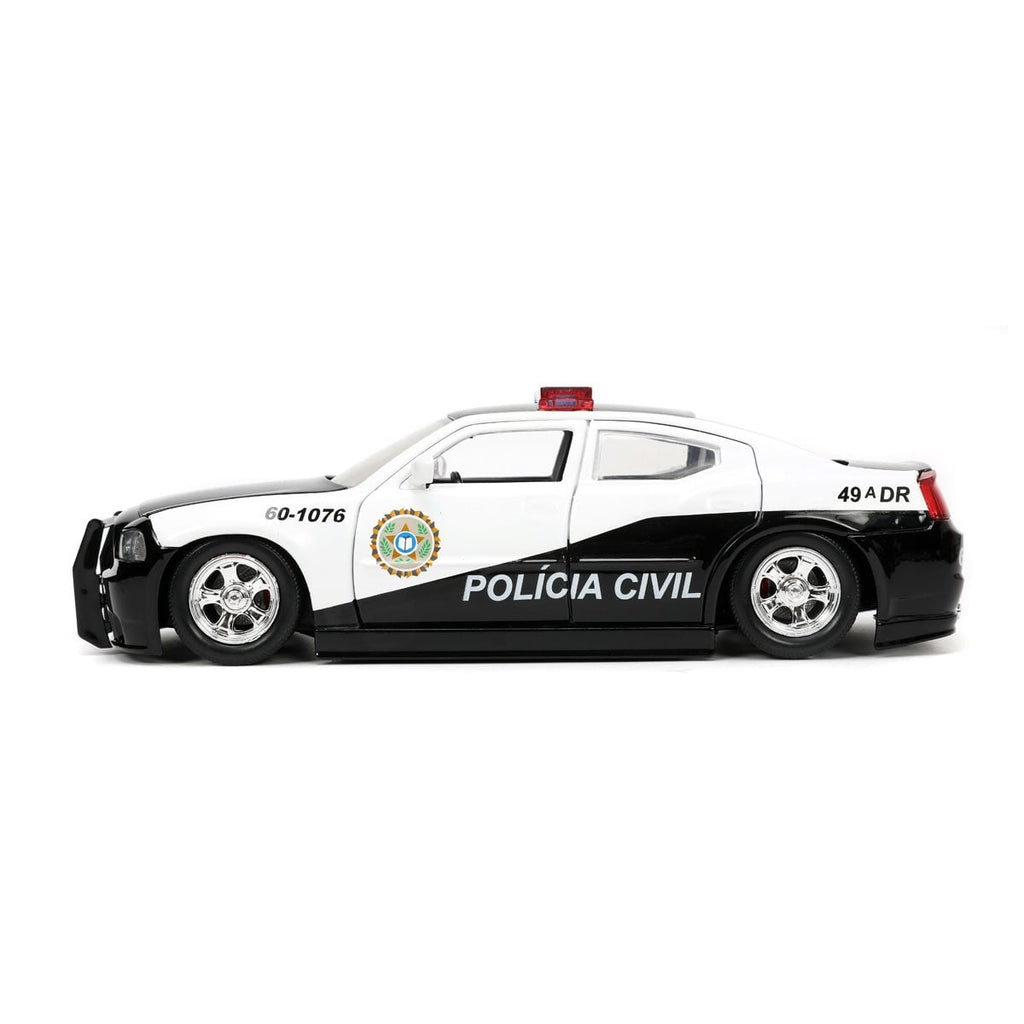 Fast and the Furious 5 2006 Dodge Charger Police Car 1:24 Scale Die-Cast Metal Vehicle