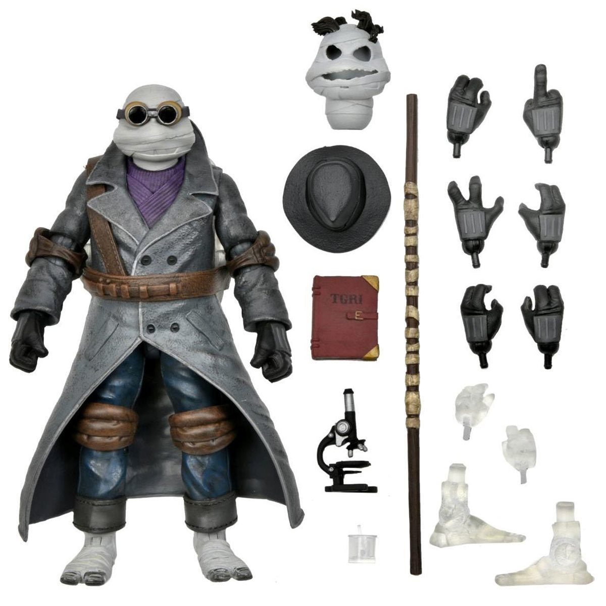 Universal Monsters x Teenage Mutant Ninja Turtles Ultimate Donatello as The Invisible Man 7-Inch Scale Action Figure