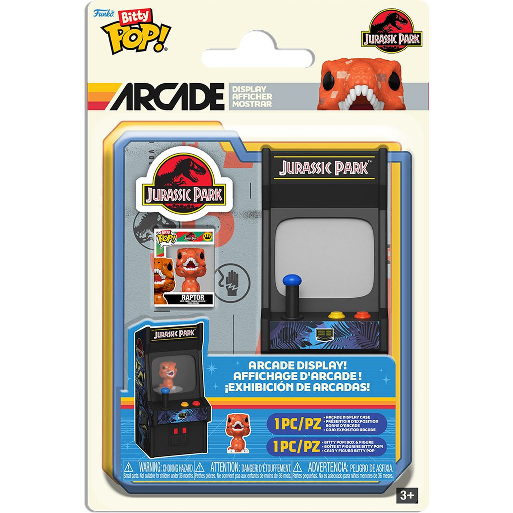 Jurassic Park Raptor Funko Bitty Pop! Arcade Cabinet