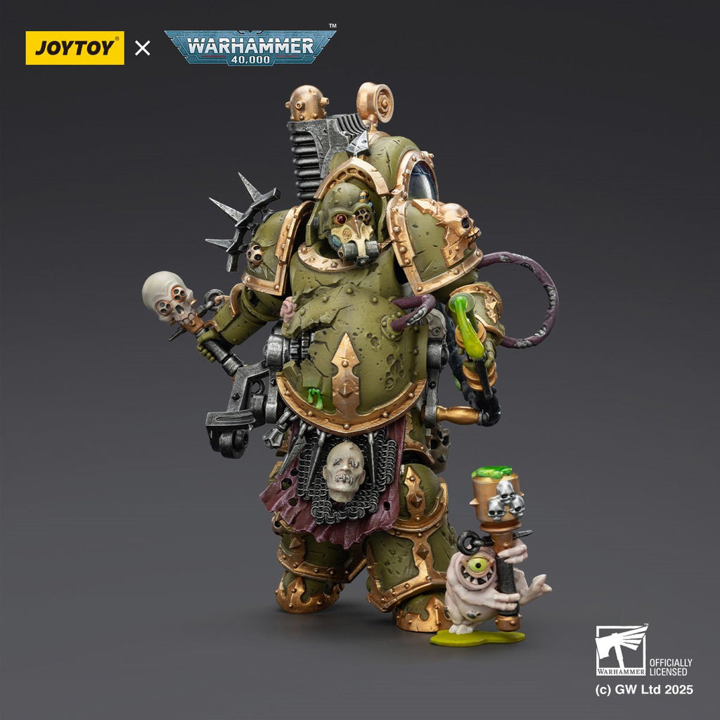 Joy Toy Warhammer 40,000 Death Guard Foul Blightspawn with Plague Sprayer 1:18 Scale Action Figure