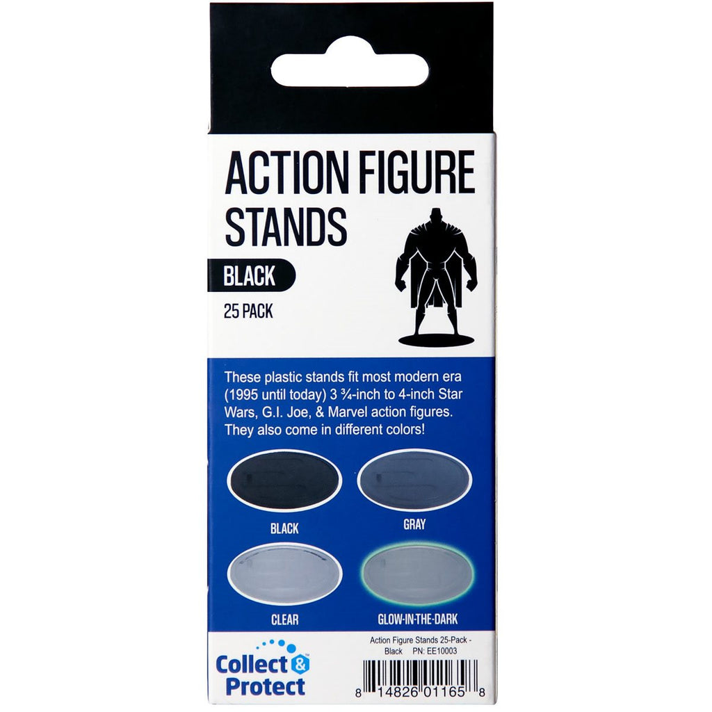 Action Figure Stands 25-Pack - Black