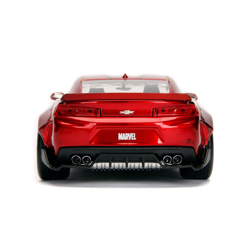 Iron Man Hollywood Rides 2016 Chevy Camaro 1:24 Scale Die-Cast Metal Vehicle with Figure