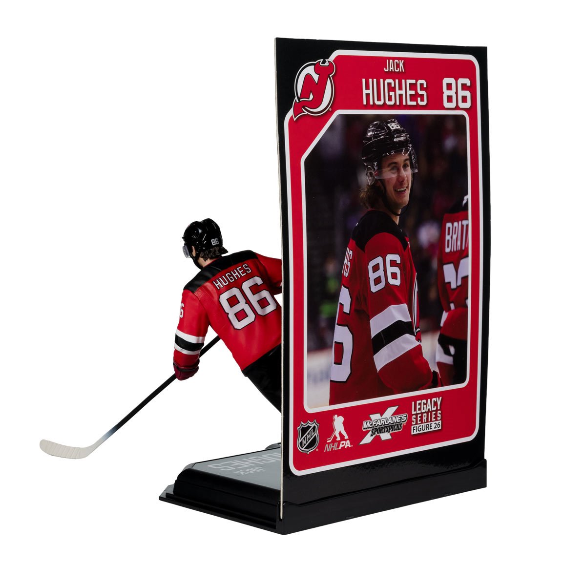 NHL SportsPicks New Jersey Devils Jack Hughes 7-Inch Posed Figure