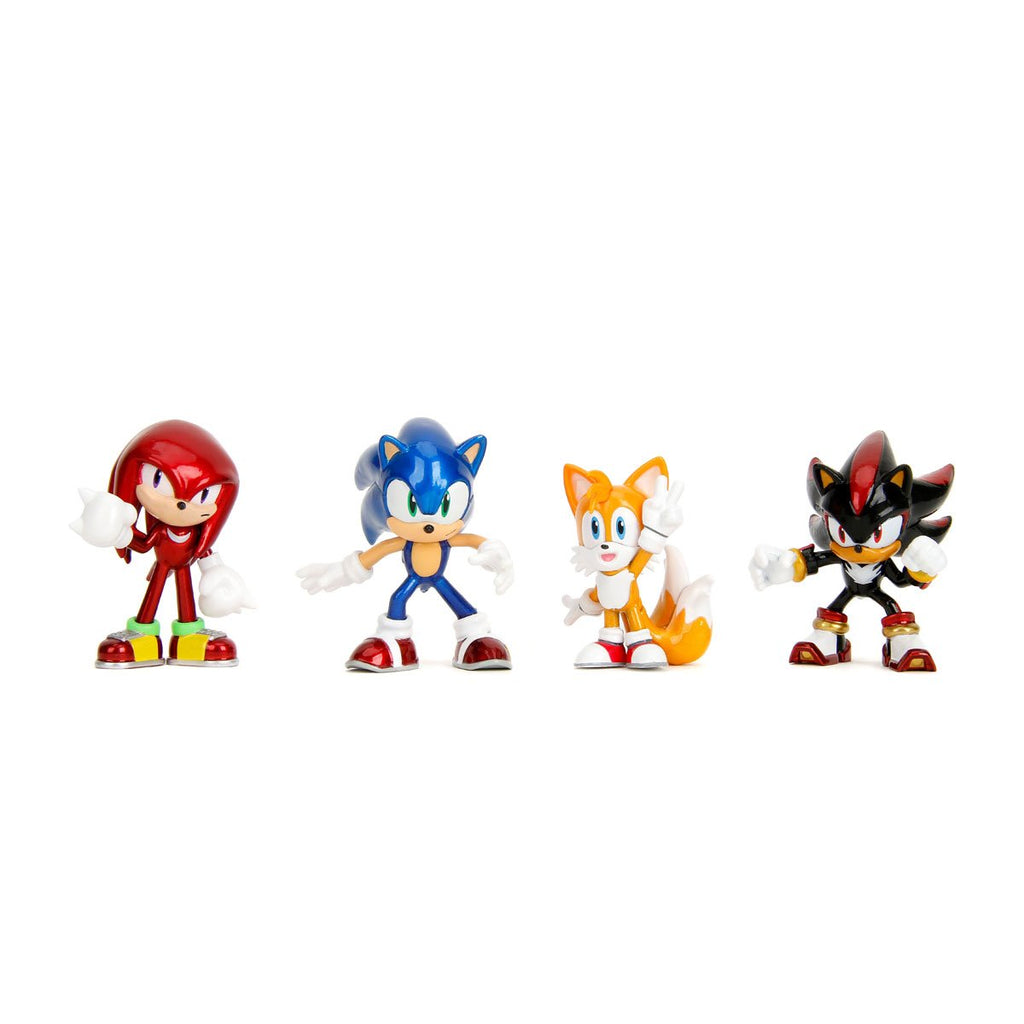 Sonic the Hedgehog Wave 1 MetalFigs 2 1/2-Inch Die-Cast Metal Mini-Figure Set of 4