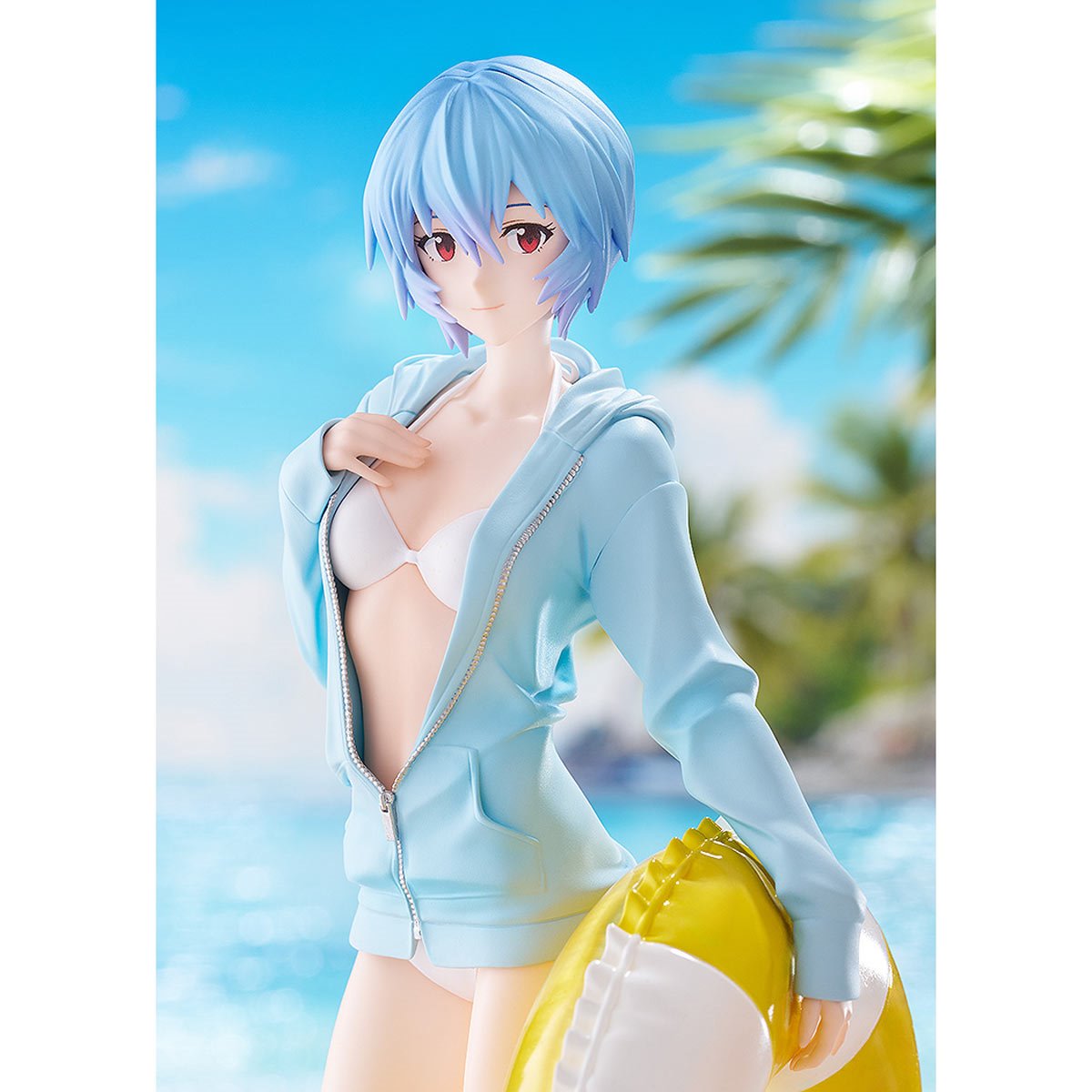 Rebuild of Evangelion Rei Ayanami Beach Queens Pop Up Parade L Statue