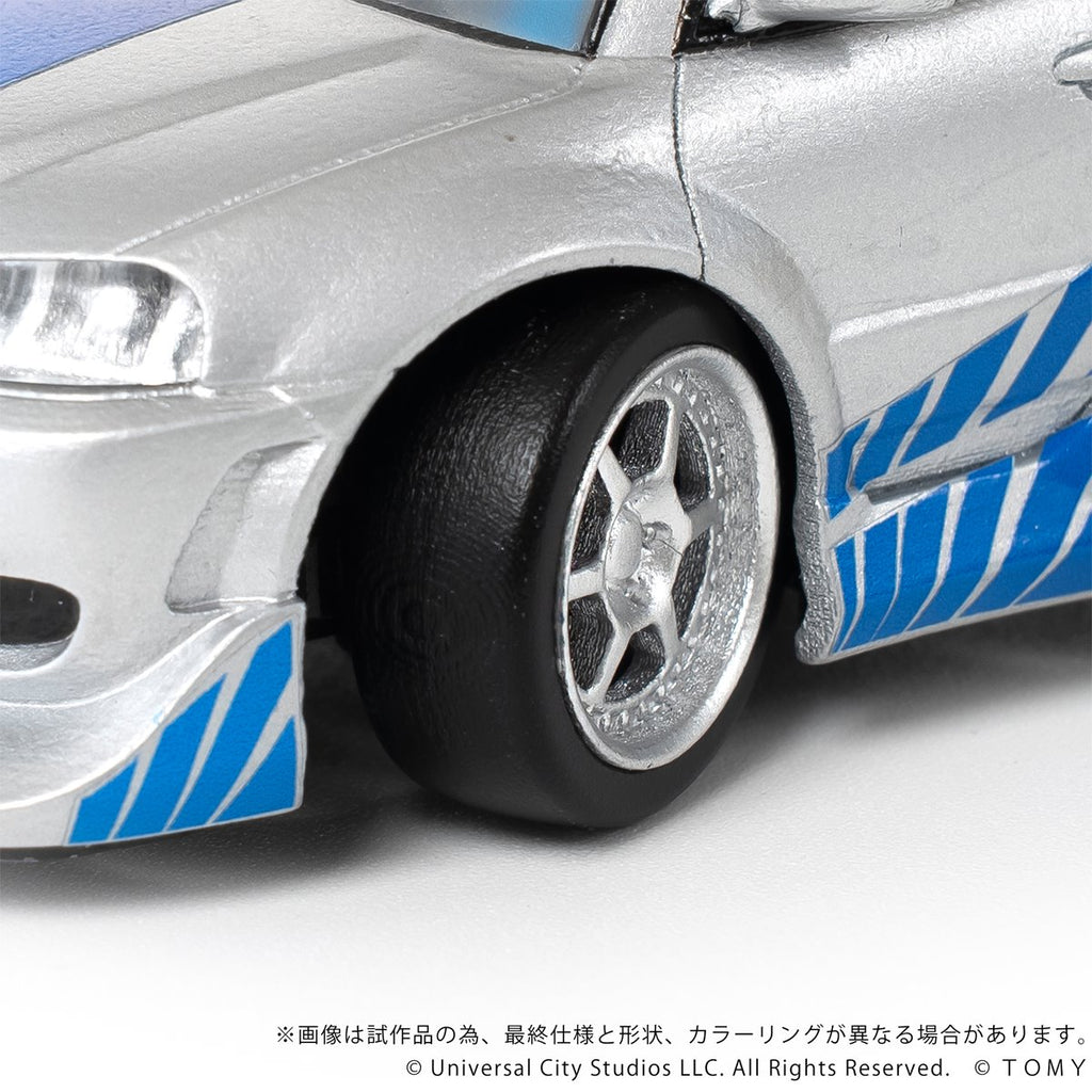 Fast & Furious QV-02 Nissan Skyline GT-R (R34) Q Village Model Kit Set