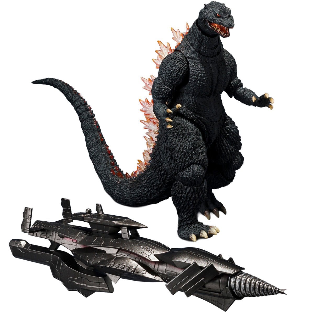 Godzilla: Final Wars 2004 Heat Ray Version vs New Gotengo S.H.MonsterArts Action Figure