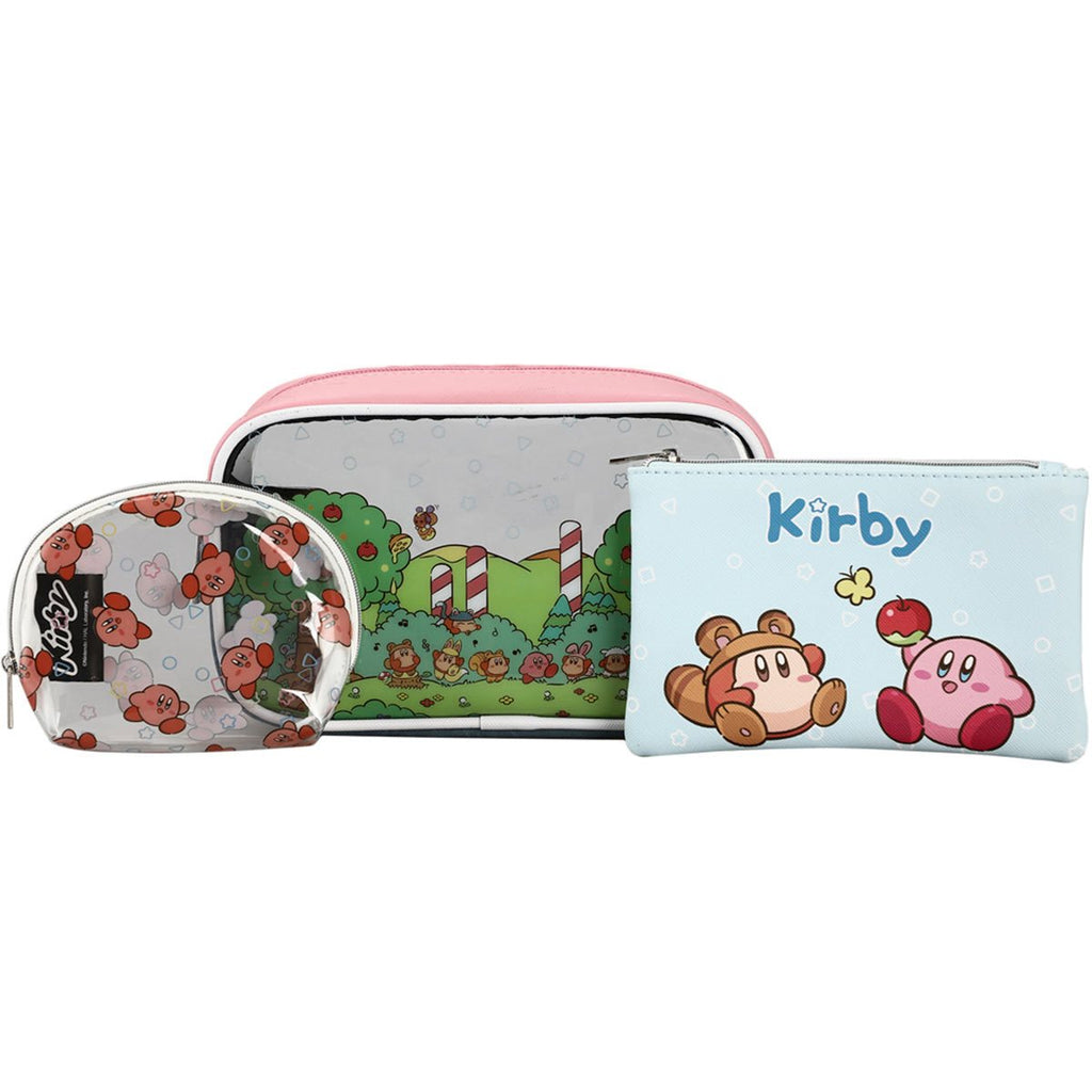 Kirby Picnic Travel Cosmetic Bag Set of 3