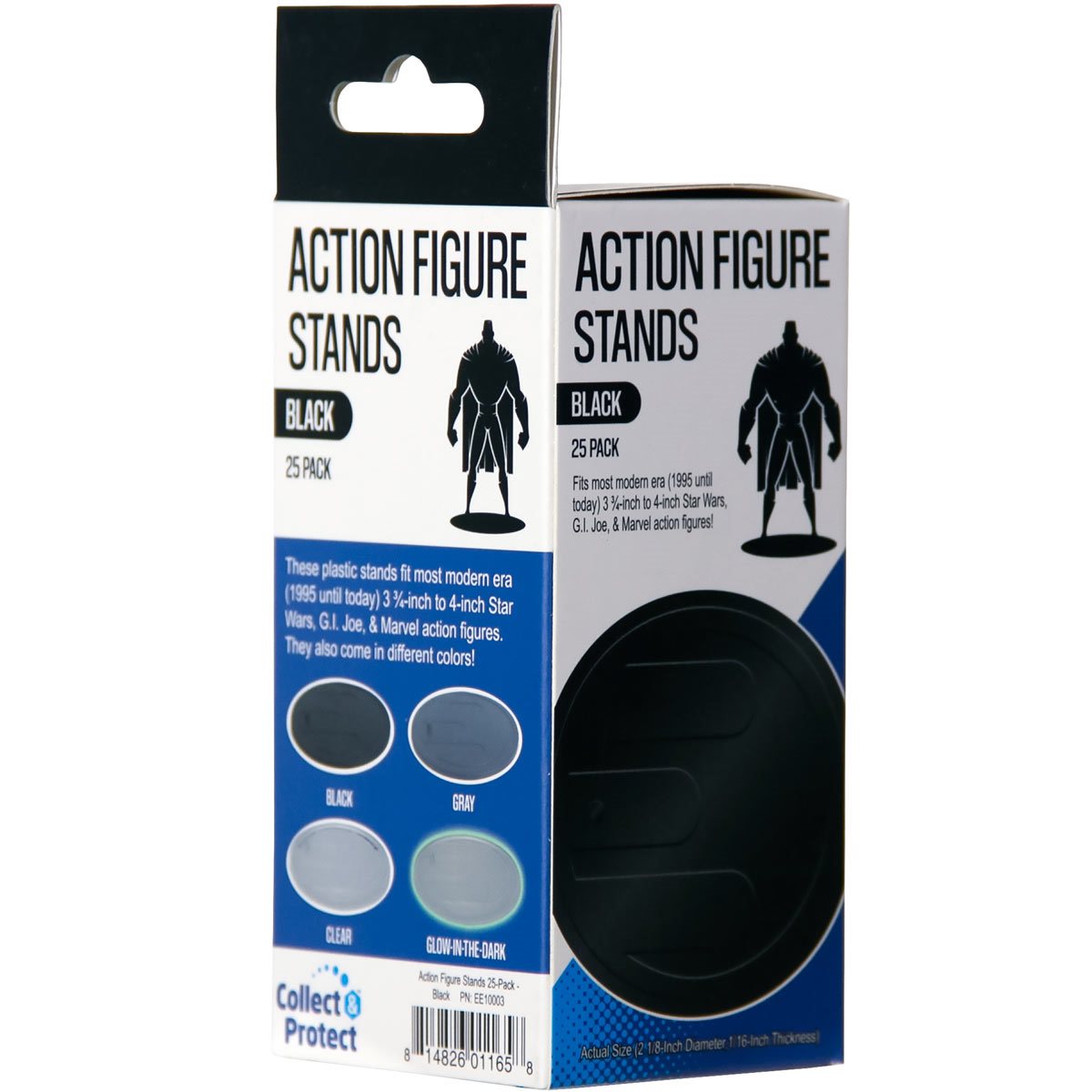 Action Figure Stands 25-Pack - Black