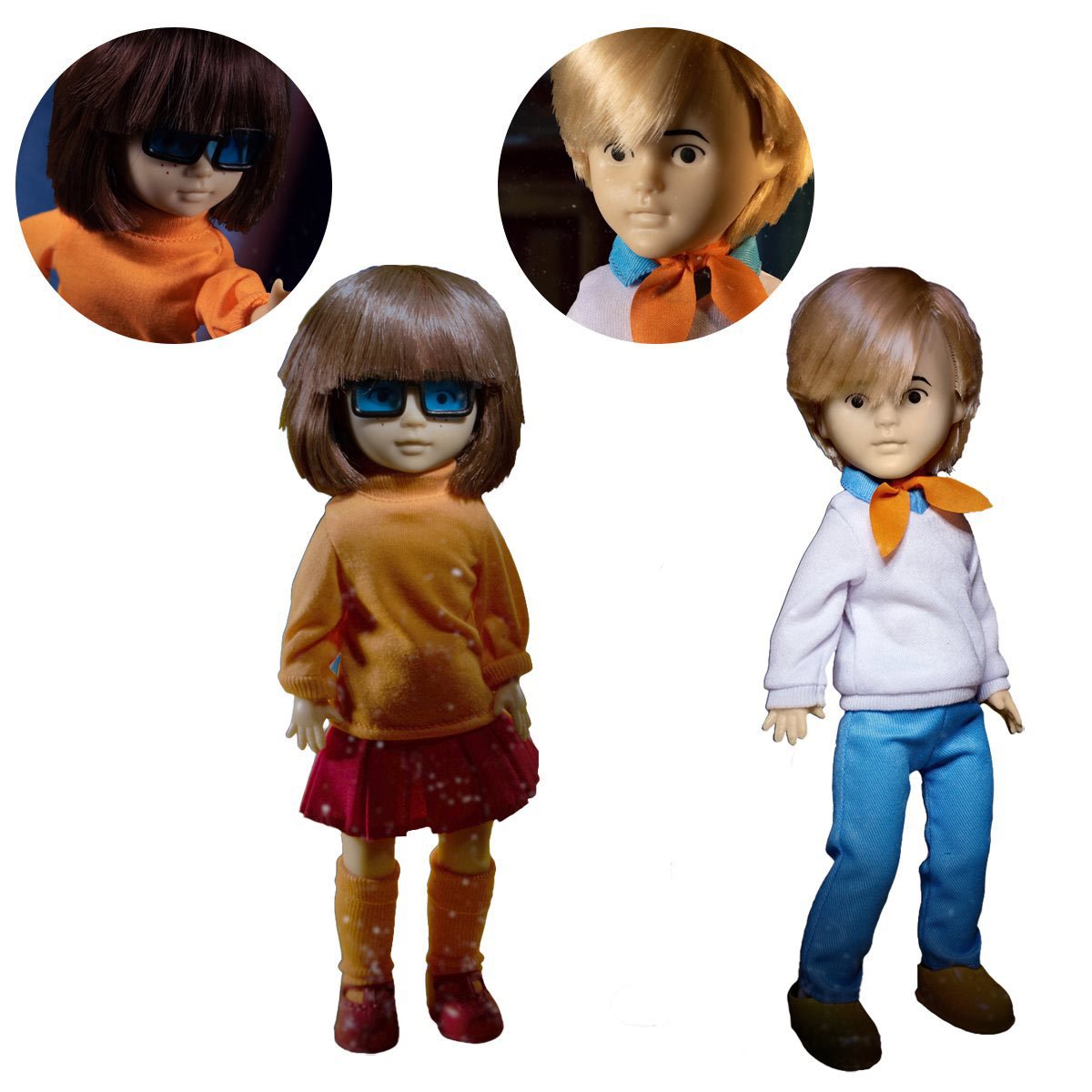 LDD Presents Scooby-Doo & Mystery Inc. Build a Figure Velma & Fred 2-Piece Set
