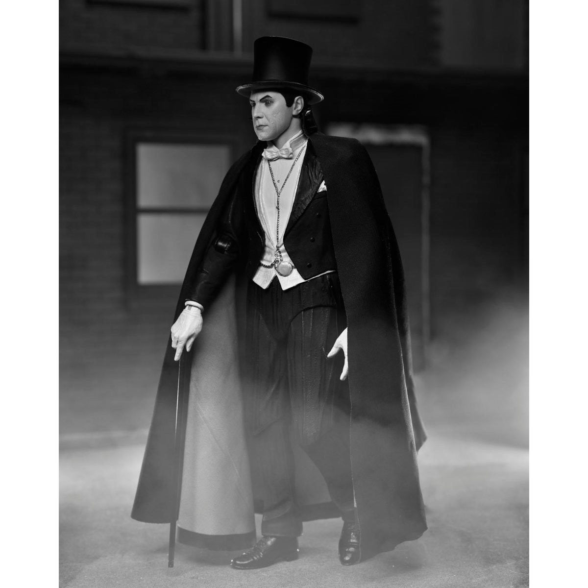 Universal Monsters Ultimate Dracula Carfax Abbey Black and White Version 7-Inch Scale Action Figure