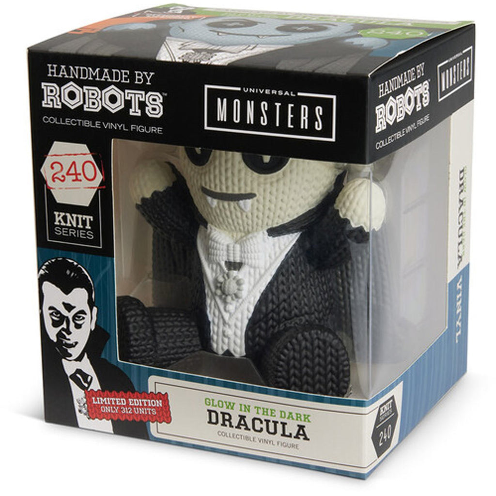 Universal Monsters Dracula #240 Limited Edition Glow-in-the-Dark Handmade By Robots Vinyl Figure