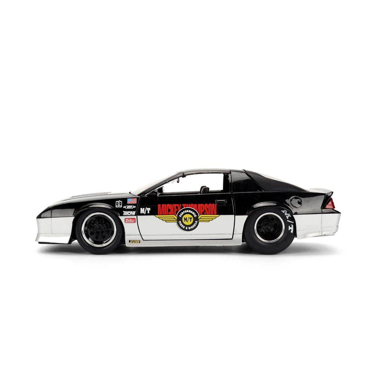 Bigtime Muscle 1985 Chevrolet Camaro Mickey Thompson 1:24 Scale Die-Cast Metal Vehicle