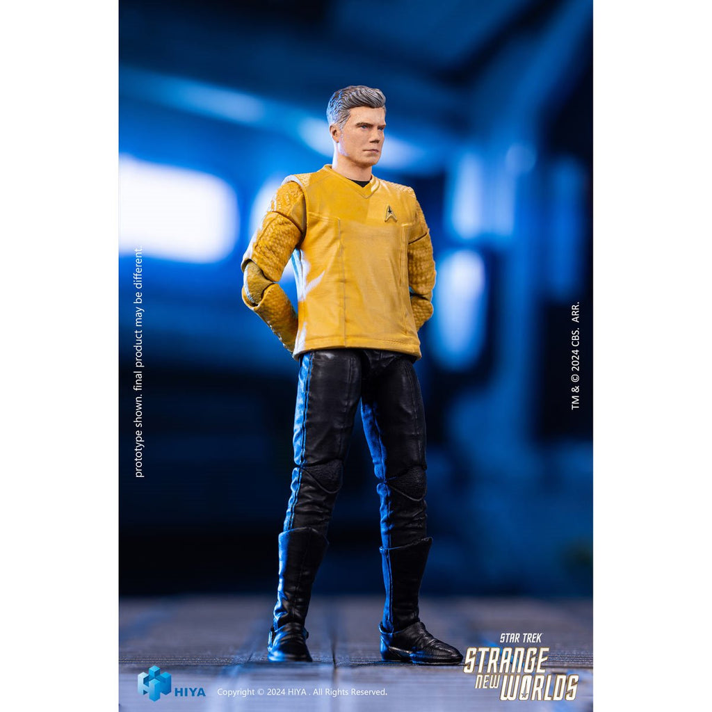 Star Trek: Strange New Worlds Captain Christopher Pike Exquisite Mini Series 1:18 Scale Action Figure
